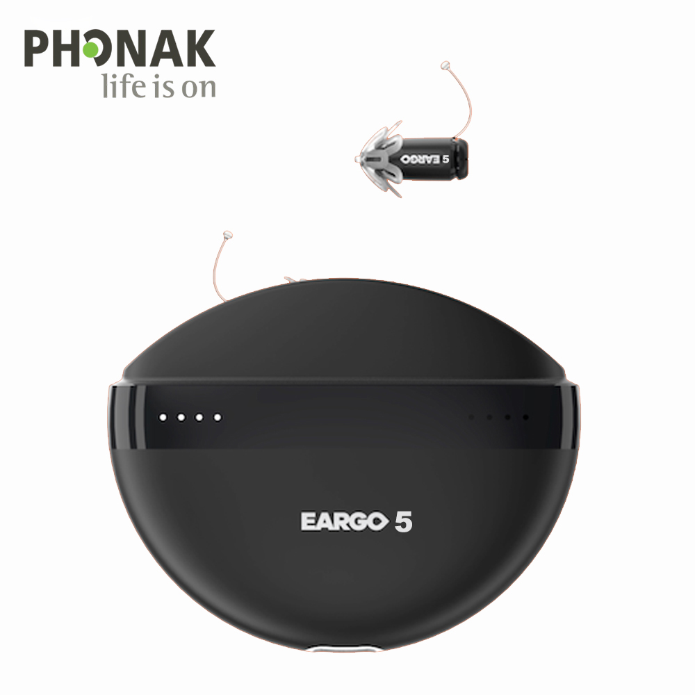 Phonak EARGO 7 24チャンネル DEEPSONICチップ + ERAチップ デュアルコアAI、信号対雑音比10dB向上 Bluetoothクラシック、複数のデバイスを接続 RIC、超軽量（1.3g）、IP68防水、充電可能（24時間、うちストリーミング4時間）。 軽度から重度（20～110dB）